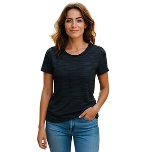Chelsea & Theodore Black Short Sleeve T-Shirt